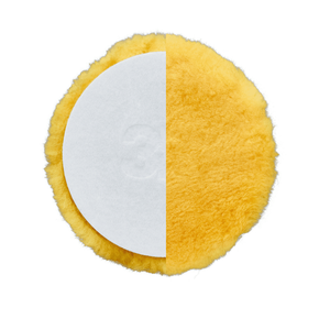 200mm/8" Yellow X-Cut Lambswool Pad