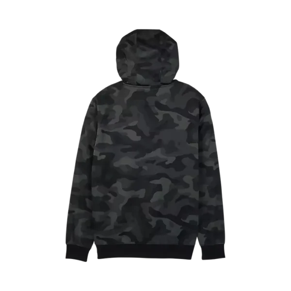 Fox Head Camo Pullover Hoodie erbjuder en unik blandning av kamouflagemönster och ikonisk Fox-stil, perfekt för utomhusäventyr och avkoppling, med komfort och kvalitet.