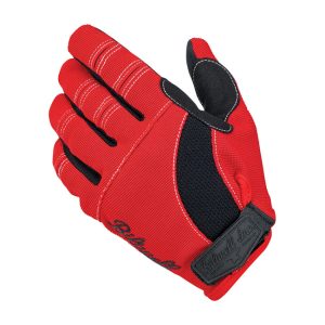 Biltwell Moto Gloves red/black/white