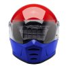 Biltwell Lane Splitter helmet podium gloss red/white/blue