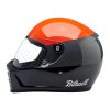 Biltwell Lane Splitter helmet podium gloss orange/grey/black