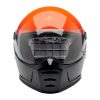 Biltwell Lane Splitter helmet podium gloss orange/grey/black