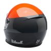 Biltwell Lane Splitter helmet podium gloss orange/grey/black