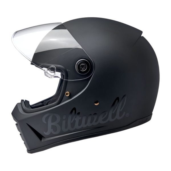 Biltwell Lane Splitter helmet podium flat black factory